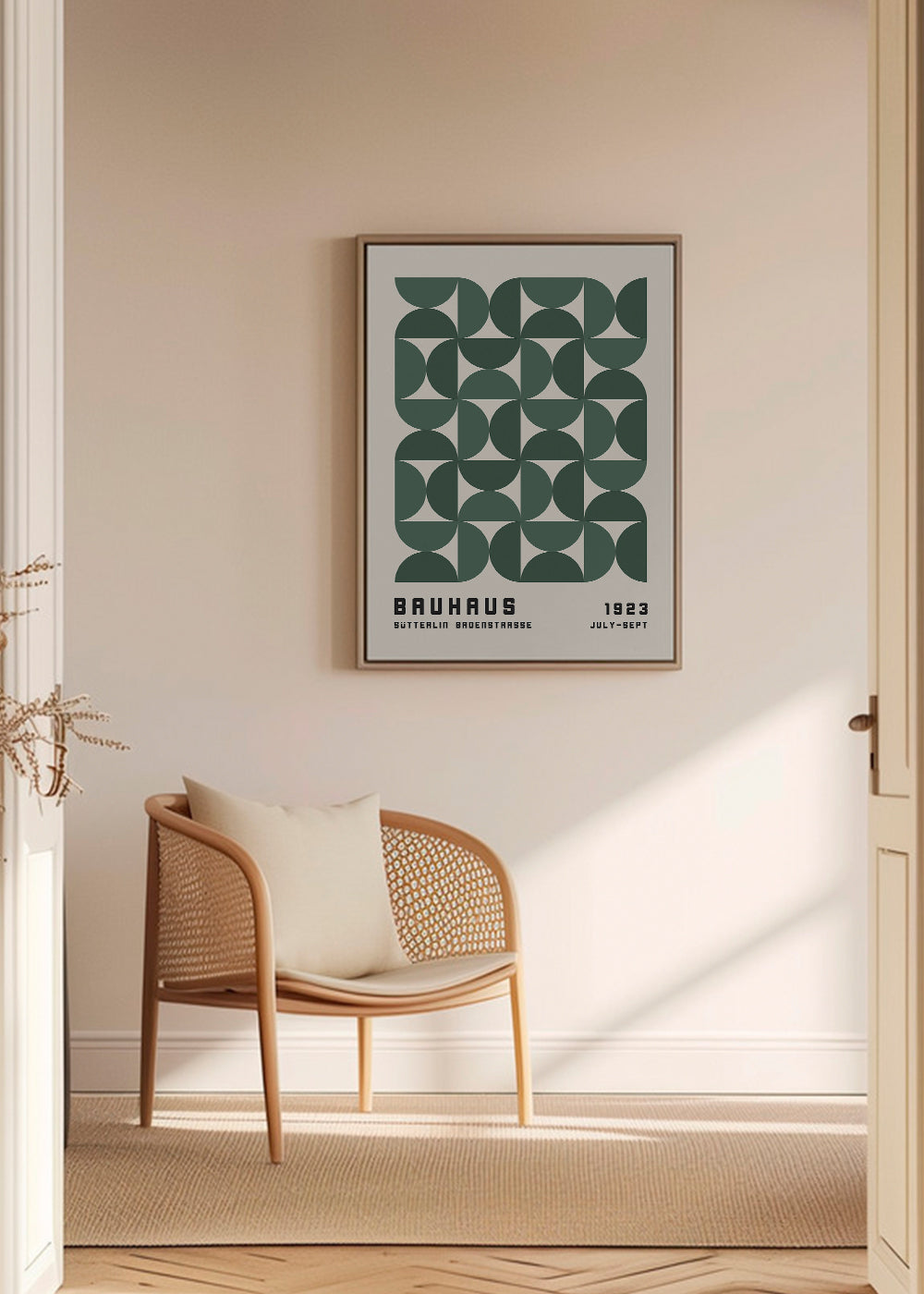 Skorter | Canvas Bauhaus Green Exhibition Poster