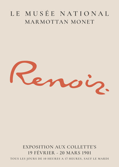 Skorter | Pierre-Auguste Renoir Exhibition Poster