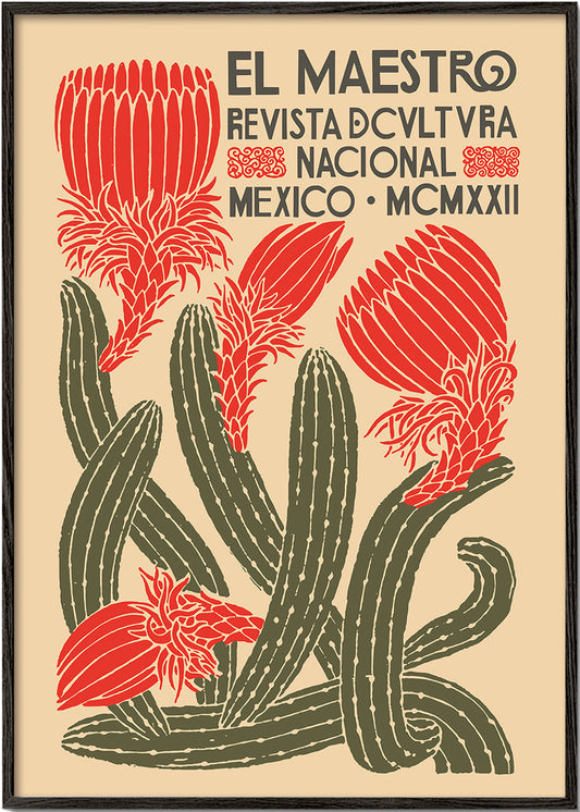 Skorter | El Maestro, National Cactus Newspaper Poster