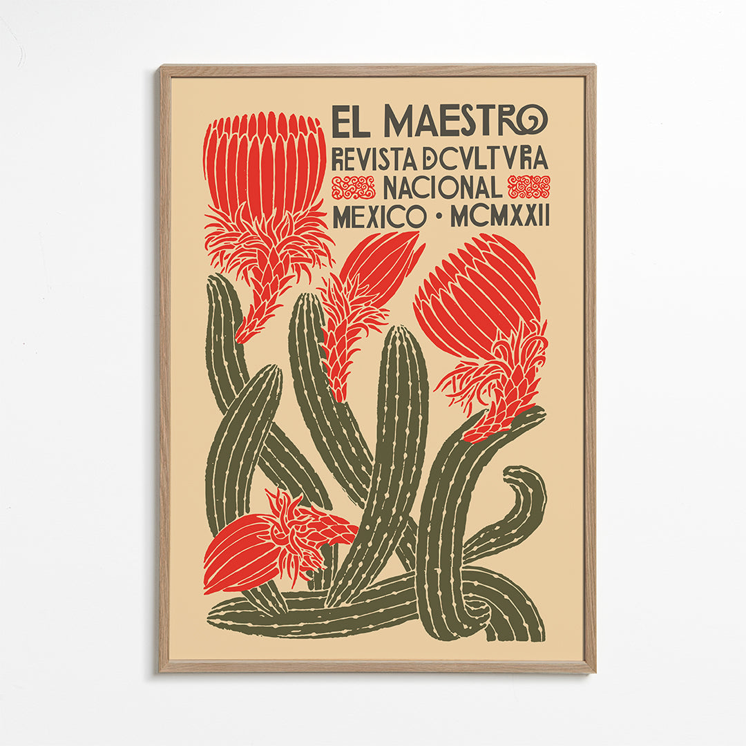 Skorter | El Maestro, National Cactus Newspaper Poster