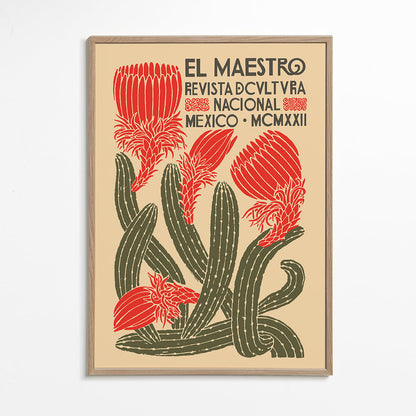 Skorter | El Maestro, National Cactus Newspaper Poster