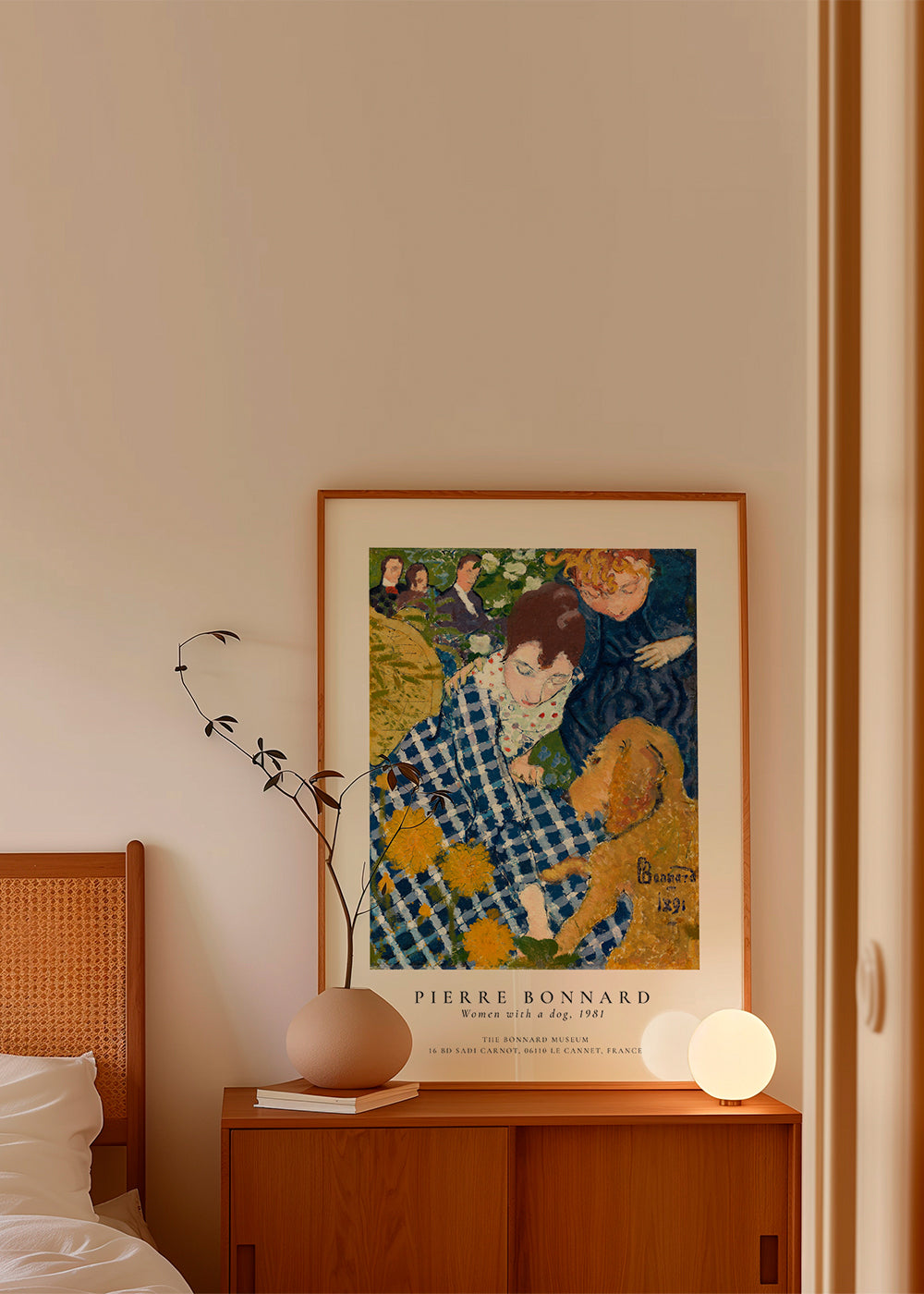 Skorter | Pierre Bonnard - Woman with a dog