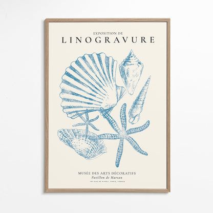 Skorter | Exhibition of linoleum prints, marine life