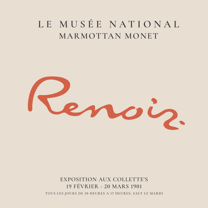 Skorter | Pierre-Auguste Renoir exhibition poster - SQUARED