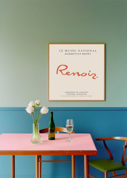 Skorter | Pierre-Auguste Renoir exhibition poster - SQUARED