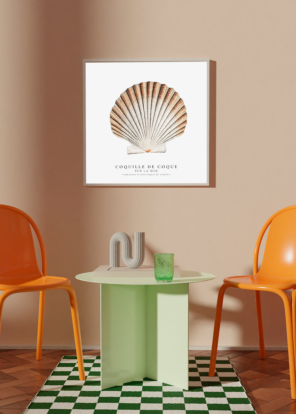 Skorter | Seashell - Sealife collection - SQUARE