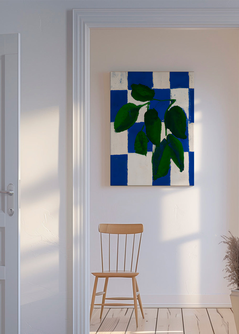 Skorter | Canvas plaid Green areas