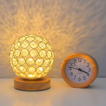 Skorter | Modern Minimalist Round USB rechargeable LED table lamp