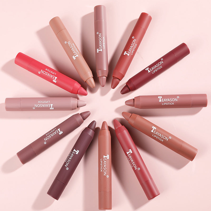 Skorter | 12 Colors Matte Lipstick Pencil