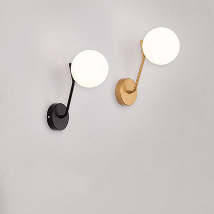 Skorter | Modern Bowl-shaped Glass Wall Lamp