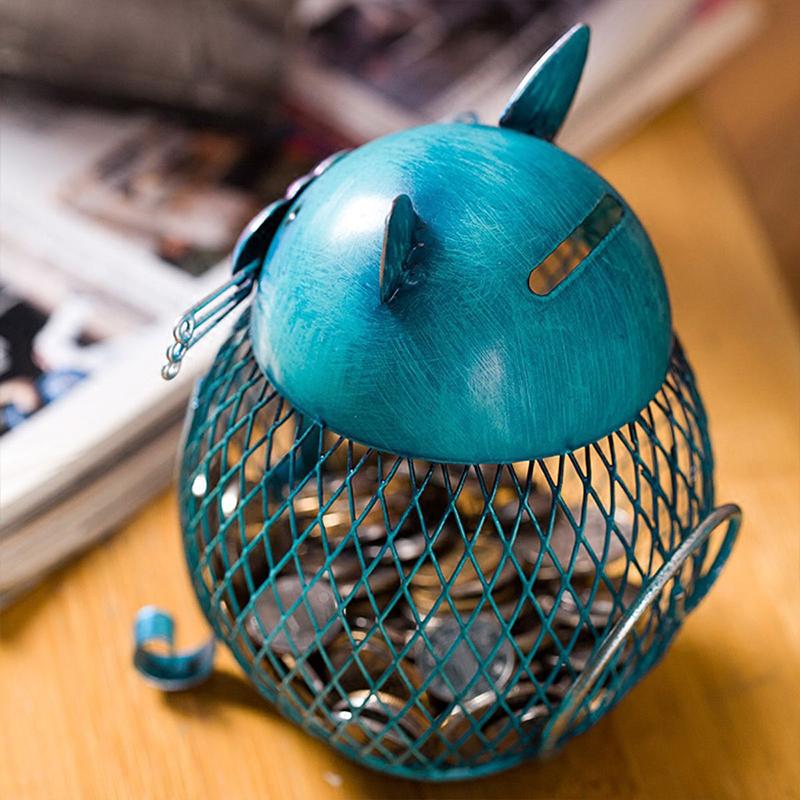 skorter | Artistic Blue Kitty Piggy Bank
