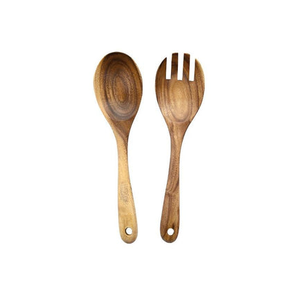 Skorter | 2-piece Wood Salad Spoon Set