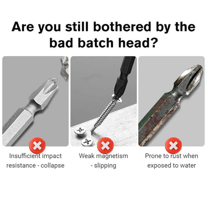 Skorter | D1 Anti-slip and shock-resistant bits with Phillips screwdriver bits