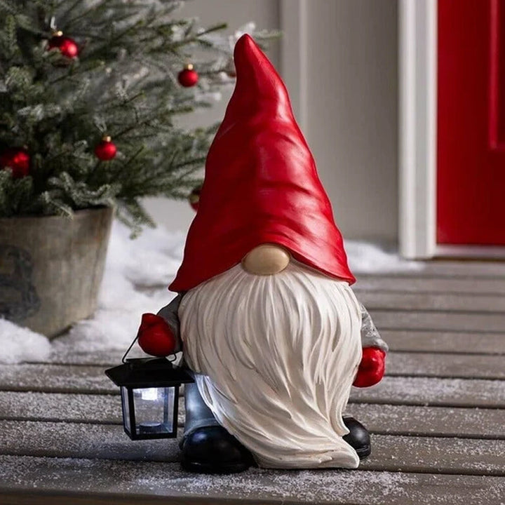 skorter | Forest Snowman With Solar Lantern