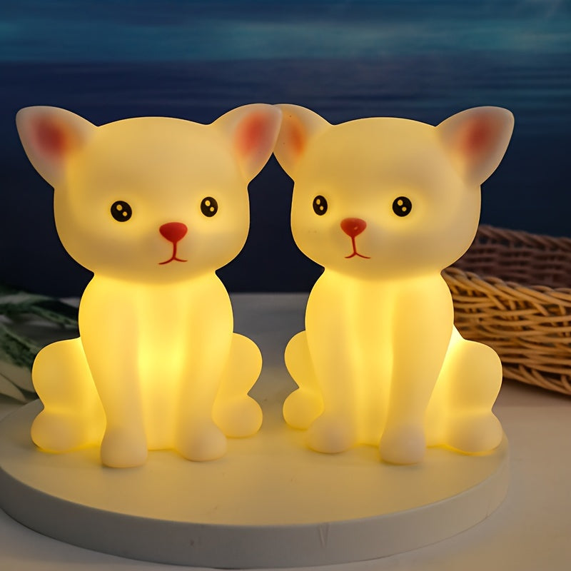 Skorter | KittyGlow - Sweet Kitten Table Lamp with LED Light and Battery Operation