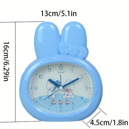 Skorter | BunnyTime - Cute Cartoon Rabbit Alarm Clock with Night Light