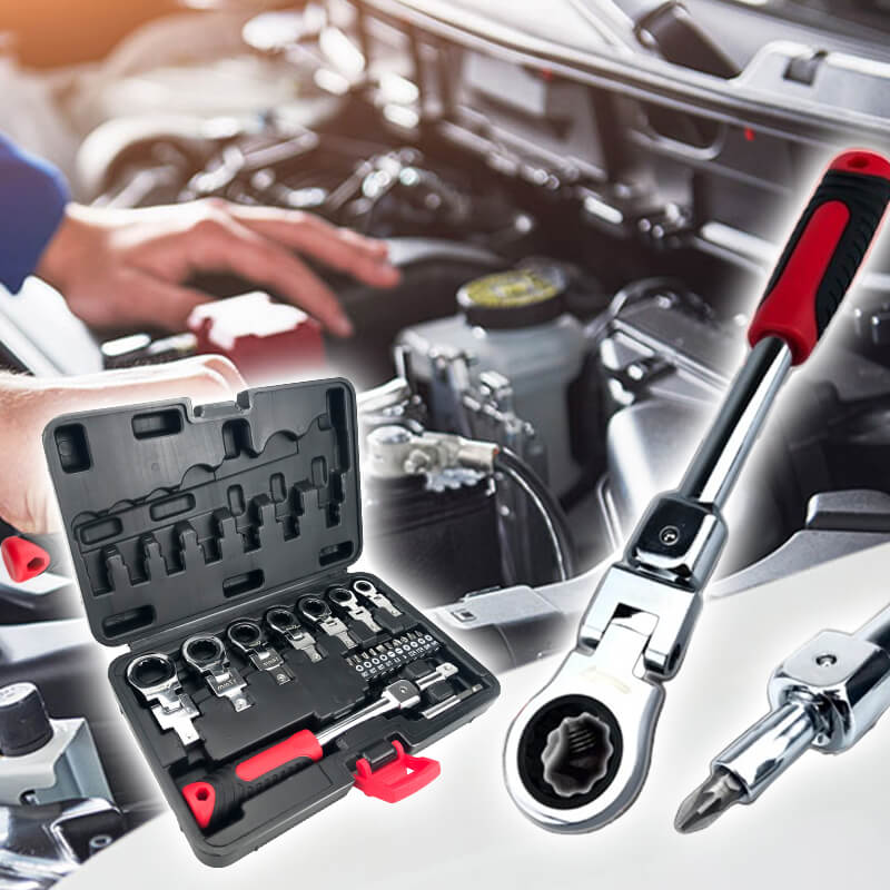 Skorter | 20-piece ratchet wrench with box