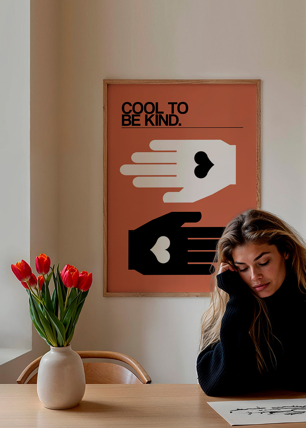 Skorter | Cool To Be Kind Salmon - Frances Collett