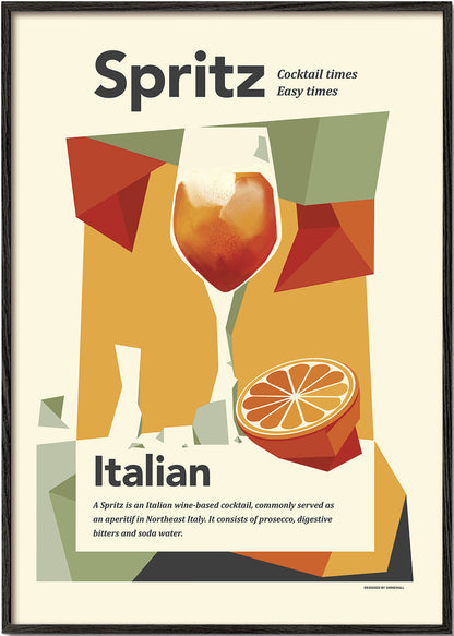 Skorter | Aperol Spritz Print - Dionisis Gemos