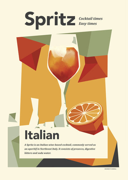 Skorter | Aperol Spritz Print - Dionisis Gemos