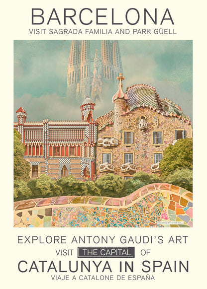 Skorter | Barcelona print - Dionisis Gemos