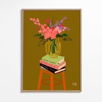 Skorter | Floral Vase - Arty Guava