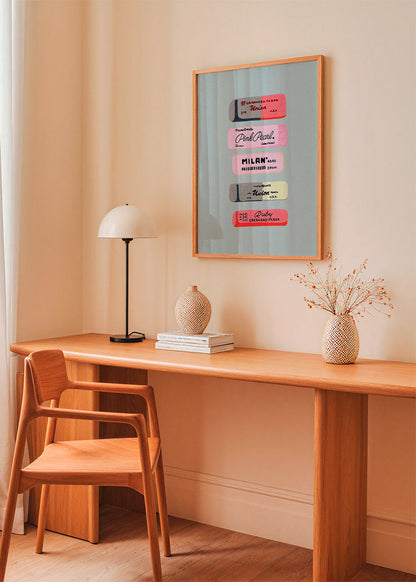 Skorter | Eraser Art Print - Studio Mandariini