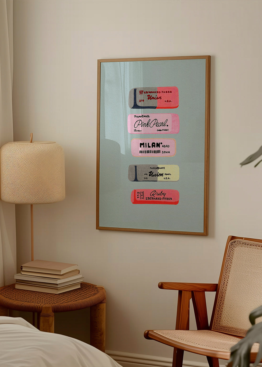 Skorter | Eraser Art Print - Studio Mandariini