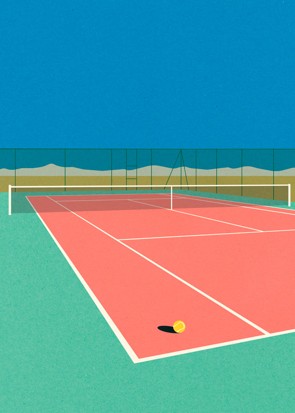 Skorter | Tennis court in the desert - Rosi Feist