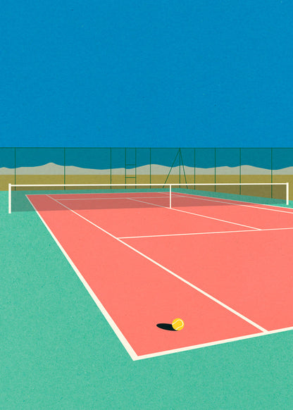 Skorter | Tennis court in the desert - Rosi Feist