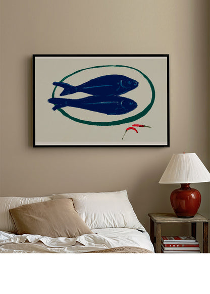 Skorter | Blue Fisher Still Life - Little Dean