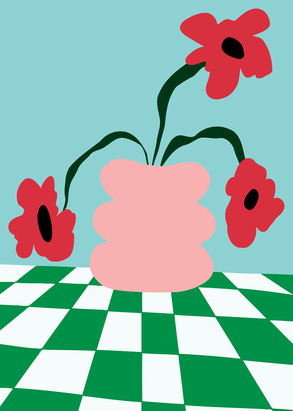 Skorter | Bold Clay Florals - Miho Art Studio