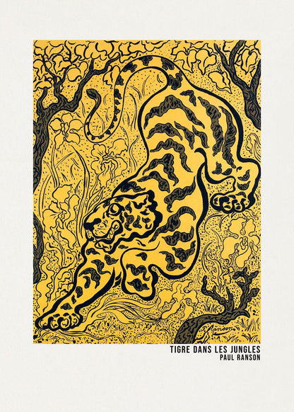 Skorter | Tiger In The Jungle Poster - Paul Ranson