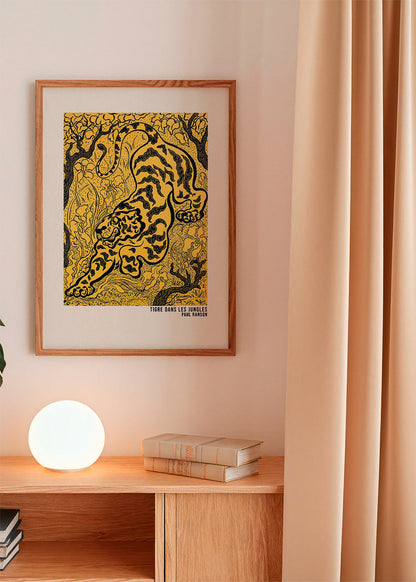Skorter | Tiger In The Jungle Poster - Paul Ranson