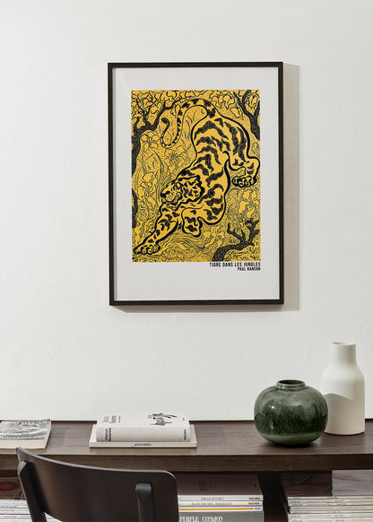 Skorter | Tiger In The Jungle Poster - Paul Ranson