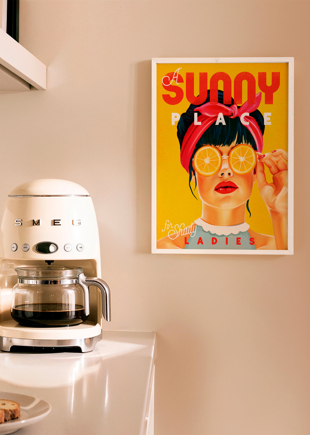 Skorter | A sunny place for shady ladies Orange Pinup Art - The Whiskey Ginger