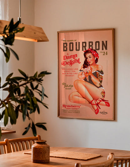Skorter | Babes of Bourbon Vol 22 Vintage Pinup Girl Drinks A Cocktail - The Whiskey Ginger