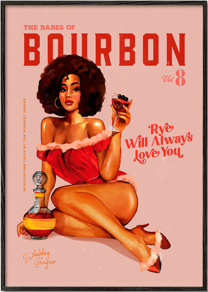 Skorter | Babes of Bourbon Vol 8 Vintage Pinup Girl with Afro - The Whiskey Ginger