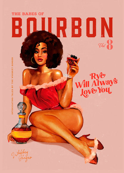 Skorter | Babes of Bourbon Vol 8 Vintage Pinup Girl with Afro - The Whiskey Ginger