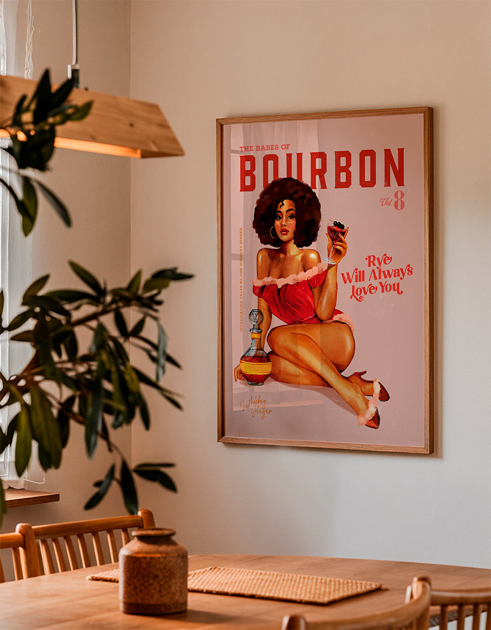 Skorter | Babes of Bourbon Vol 8 Vintage Pinup Girl with Afro - The Whiskey Ginger