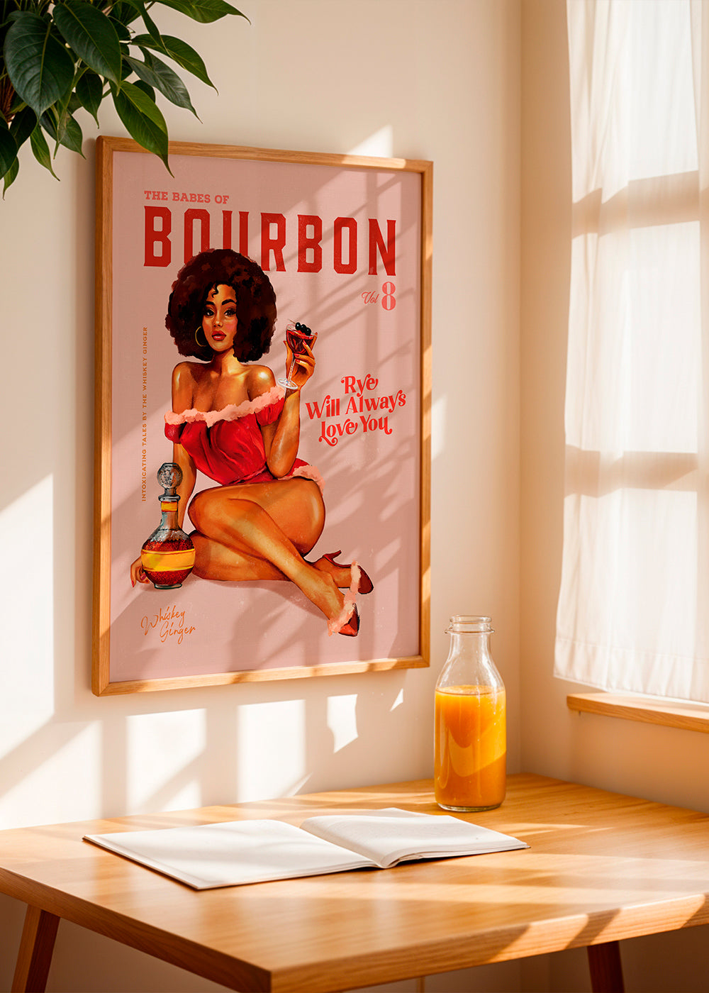 Skorter | Babes of Bourbon Vol 8 Vintage Pinup Girl with Afro - The Whiskey Ginger