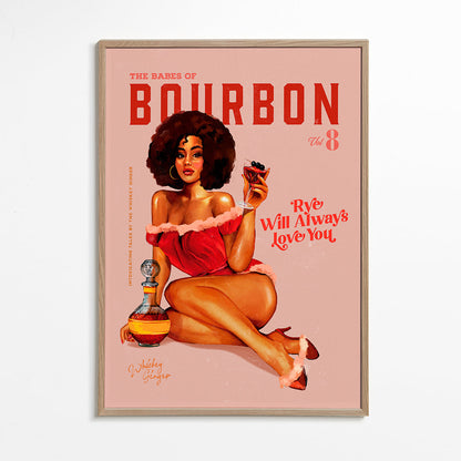 Skorter | Babes of Bourbon Vol 8 Vintage Pinup Girl with Afro - The Whiskey Ginger