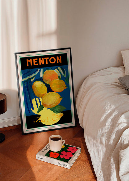 Skorter | Lemons Menton Citrus Fruit Poster - cartissi