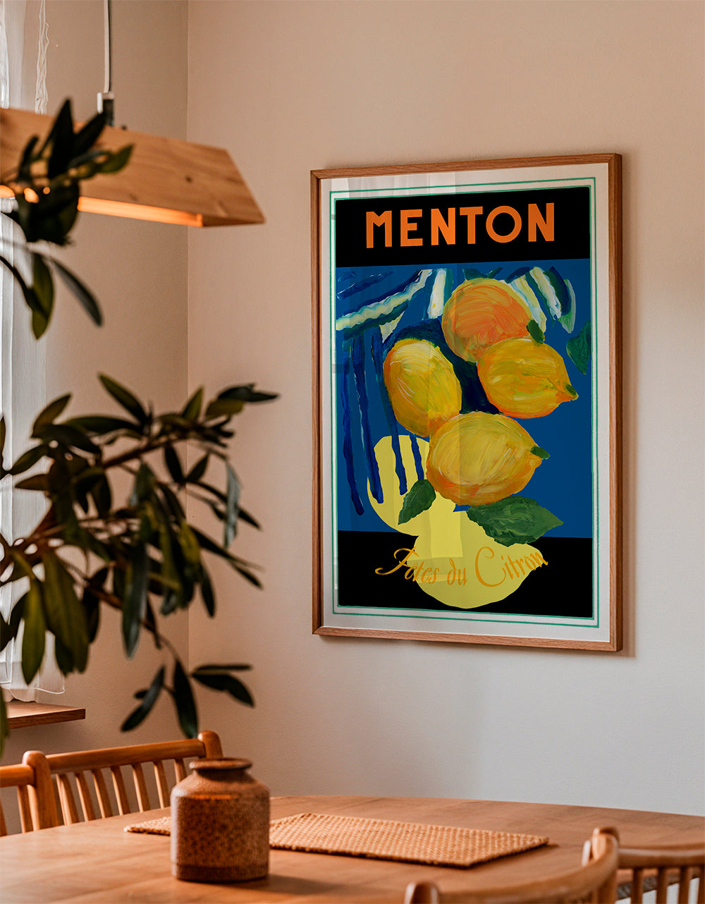 Skorter | Lemons Menton Citrus Fruit Poster - cartissi