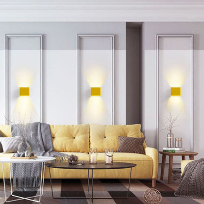 Skorter | Orr Modern LED Wall Lamp - Black/White/Yellow/Green/Red Living Room/Bedroom Metal