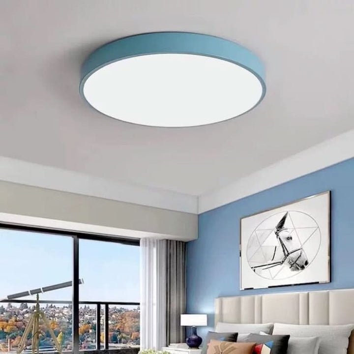 Skorter | Eterna LuxeRound LED Light | Decorative round ceiling lamp for modern living room, children's room & office