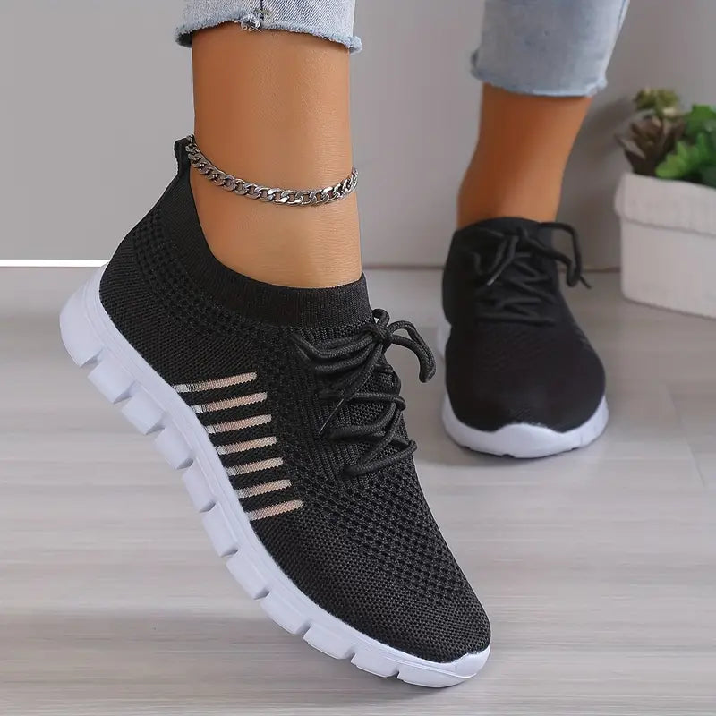 Skorter | Breathable Lace-Up Running Trainer Sneakers