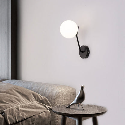Skorter | Modern Bowl-shaped Glass Wall Lamp