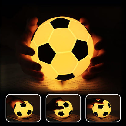 Skorter | Creative Soccer Silicone LED Night Light USB Charging Table Lamp
