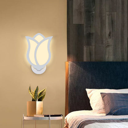 Skorter | Modern, minimalist, creative LED wall lamp in rose design